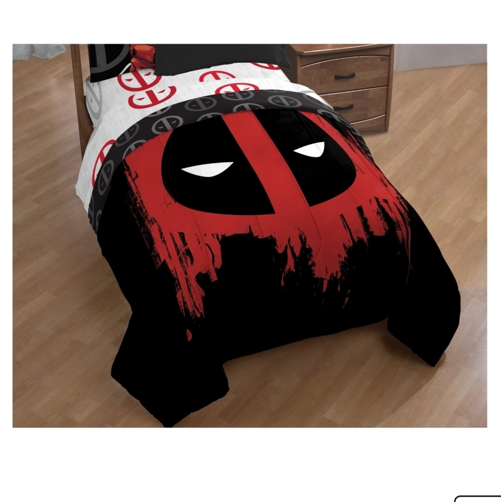 💙Marvel Deadpool Comforter Full/Queen Brand New